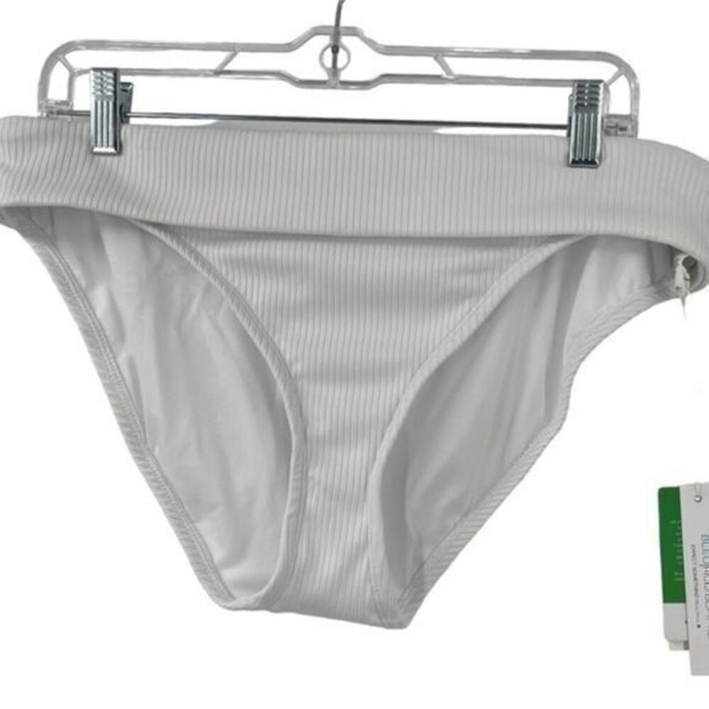 NWT Bleu Rod Beattie White Bikini Bottom Size 14